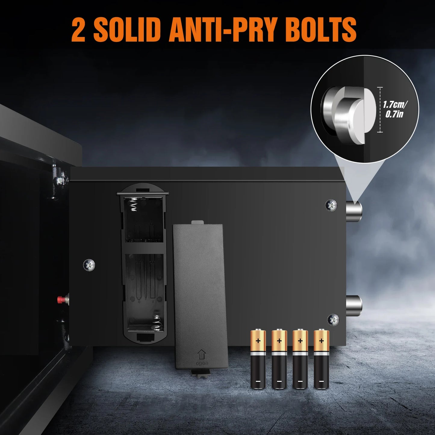 Safe Box for Home, Office. Secured Digital Code Safe with 2 Emergency Keys. Storage - 16L