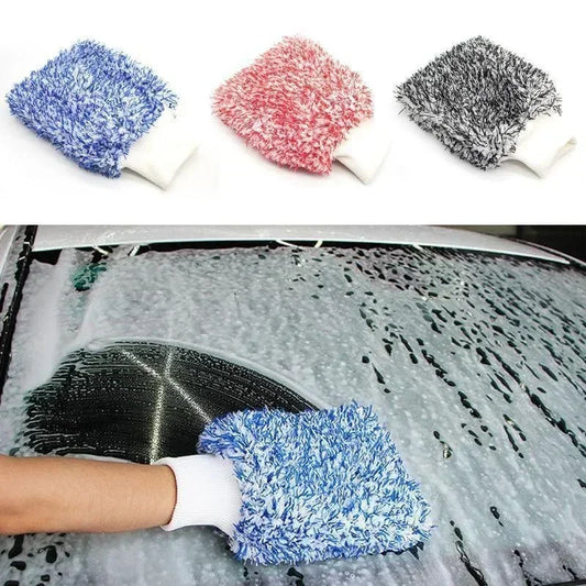 Car Cleaning Glove Ultra Soft Mitt Microfiber Wash High Density Scratch Free Gloves Easy To Dry Car Wash