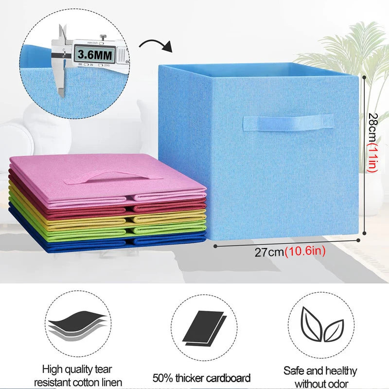 Non-woven Fabric Foldable Storage Box Drawer Style Clothing Organizer Box Clothes Storage Cabinet Organizer Box