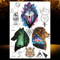 Chicano Bandit Mexico Temporary Tattoos For Men Women Fake Car Nun Tattoo religion Stickers Realistic Back Waterproof Tatoos