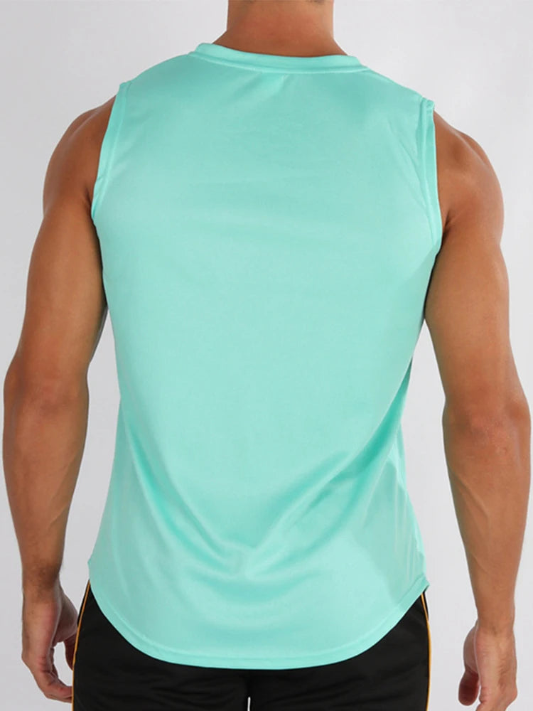 Men's Sleeveless Fitness Vest top. Men's Clothing for Fitness And Running