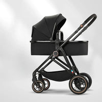 Portable 2-in-1 Baby Stroller - Bassinet Mode Foldable Reversible Seat