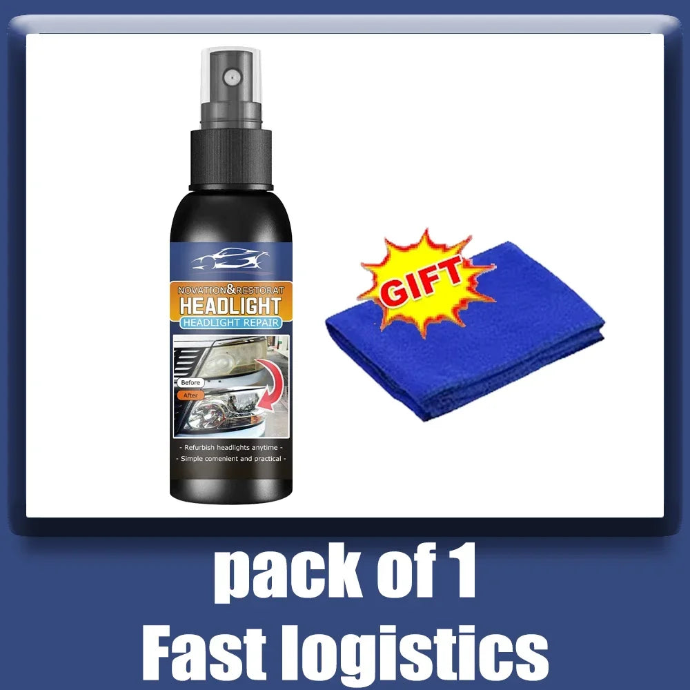 Car Headlight Restoration Polishing Kits Headlamp Repair Kits Car Light Polisher Cleaning Paste Car Paint Care Refurbish Agent