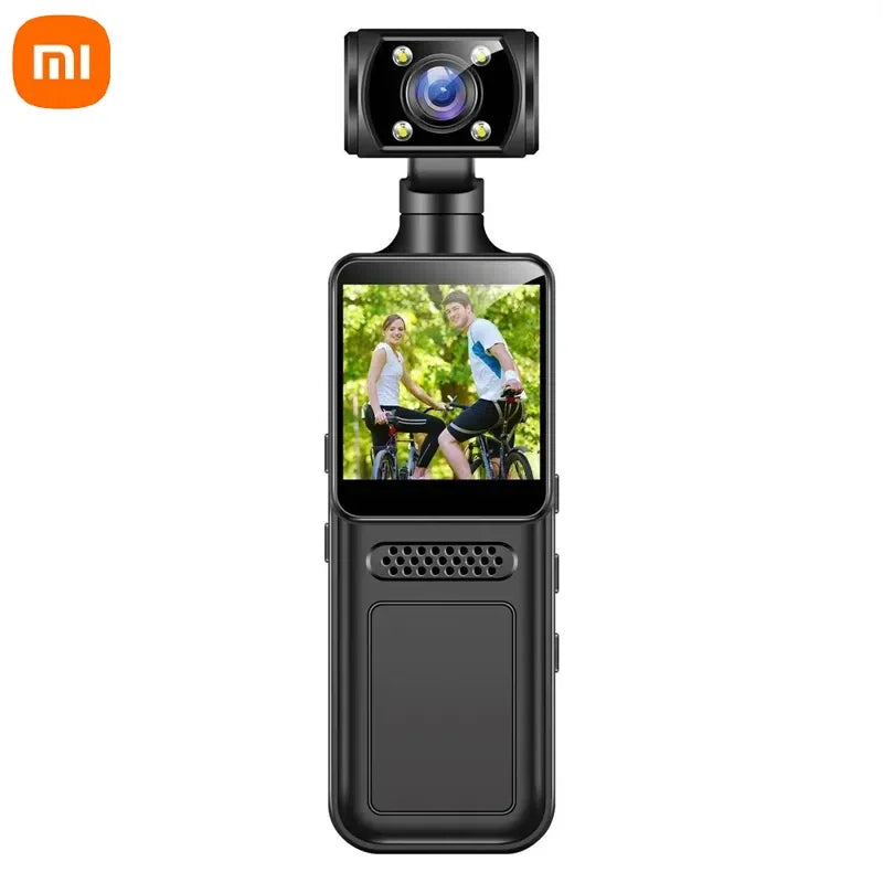 4K HD Handheld Xiaomi Pocket Camera.  180° Rotating, Mini Portable Camera, Wearable Night Vision Outdoor Sports Camera.