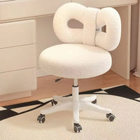 Nordic Modern Cream Makeup Stool Simple Style Bedroom Dressing Stool for Home Living Room - Advanced Design