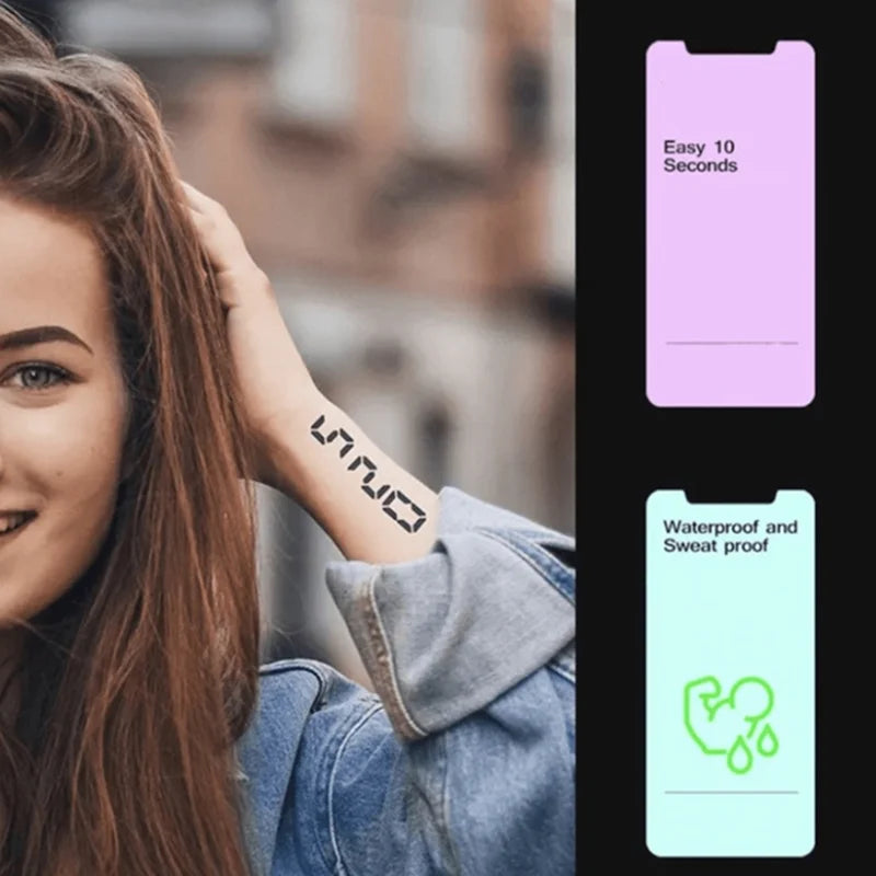 1 Sheet Lion Cross Tattoo Sticker Waterproof Lasting Temporary Tattoo