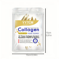 Collagen Firming Capsule Essence, Moisturizing and Hydrating for Smooth Skin, Contains Plant-Based Squalane, Retinol, and Vitamin E Deep Hydration Essence (0.4Gx30 Capsules)/Bag-1 Bag