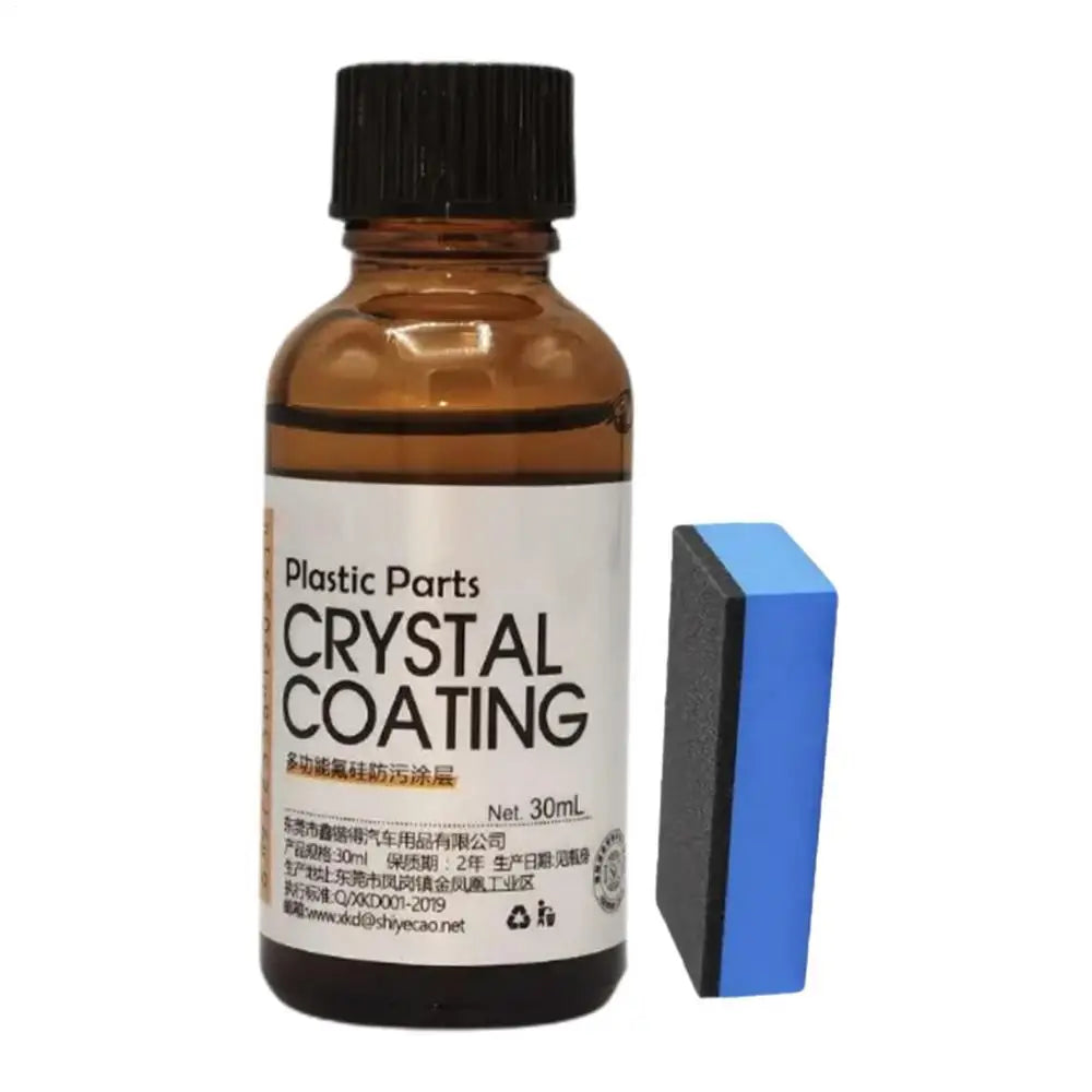 Car Leather Restorer 30ml Back To Black Plastic Parts coating agent Interior Refurbish Leather Renovator Trim Shine Protectant