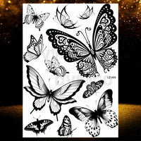 Chicano Bandit Mexico Temporary Tattoos For Men Women Fake Car Nun Tattoo religion Stickers Realistic Back Waterproof Tatoos