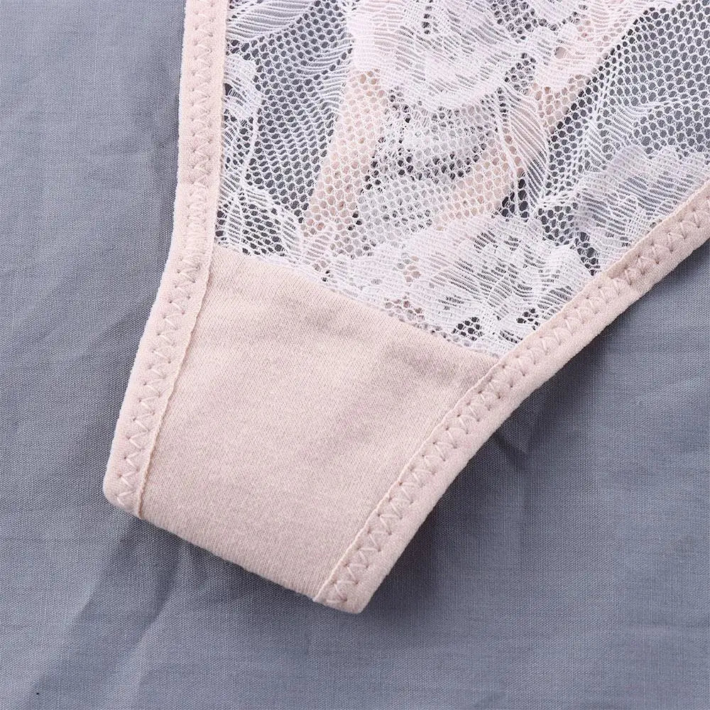Sexy Underpant, Low Waist Girls. Panties, Flower G-strings, Female Briefs Lace Thong.