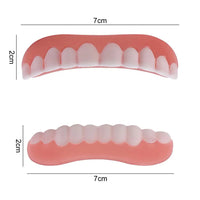 False Teeth Silicone Upper Lower Veneers Teeth Braces Dentures Paste Dentures Temporary Fake Tooth Fake Teeth Whitening Tool WAREHOUSE SHOP