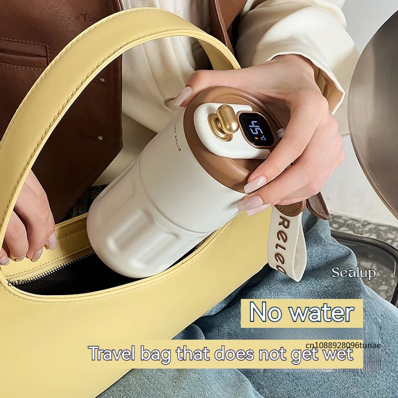 Smart LED Coffee Mug – 450ML Insulated Thermal Bottle