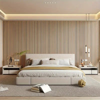 3D Textured Grid Wall Panels Peel and Stick - Stylish Waterproof Wallpaper Easy DIY Self-Adhesive for Ceiling, Living Room WAREHOUSE SHOP