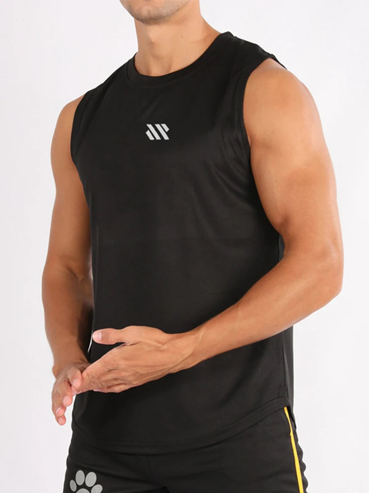 Men's Sleeveless Fitness Vest top. Men's Clothing for Fitness And Running