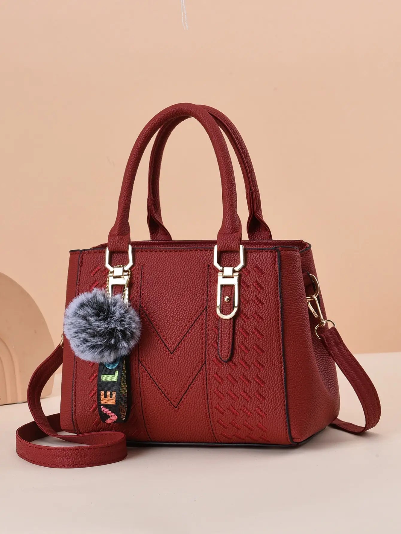 A Stylish embroidered crossbody bag for women. Ladies large capacity handbag for daily use, social and official moments. WAREHOUSE SHOP