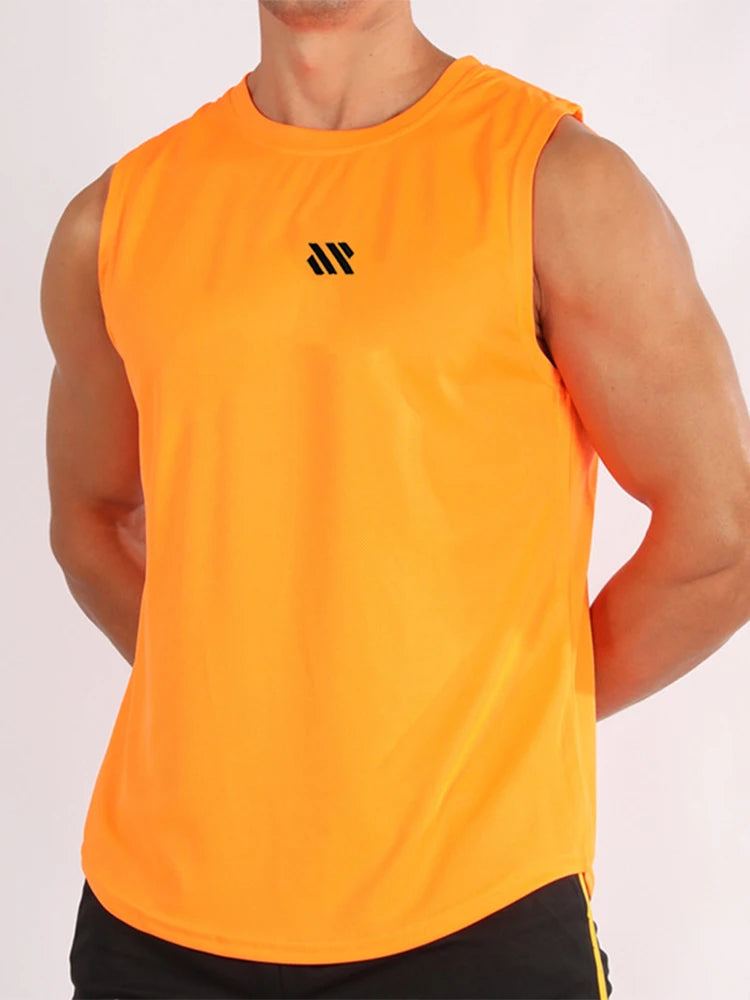 Men's Sleeveless Fitness Vest top. Men's Clothing for Fitness And Running