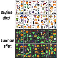 Luminous Temporary Tattoos Stickers UV Glow Fluorescent in the Dark For Body Face Tattoo Stickers Party Accessorie Props