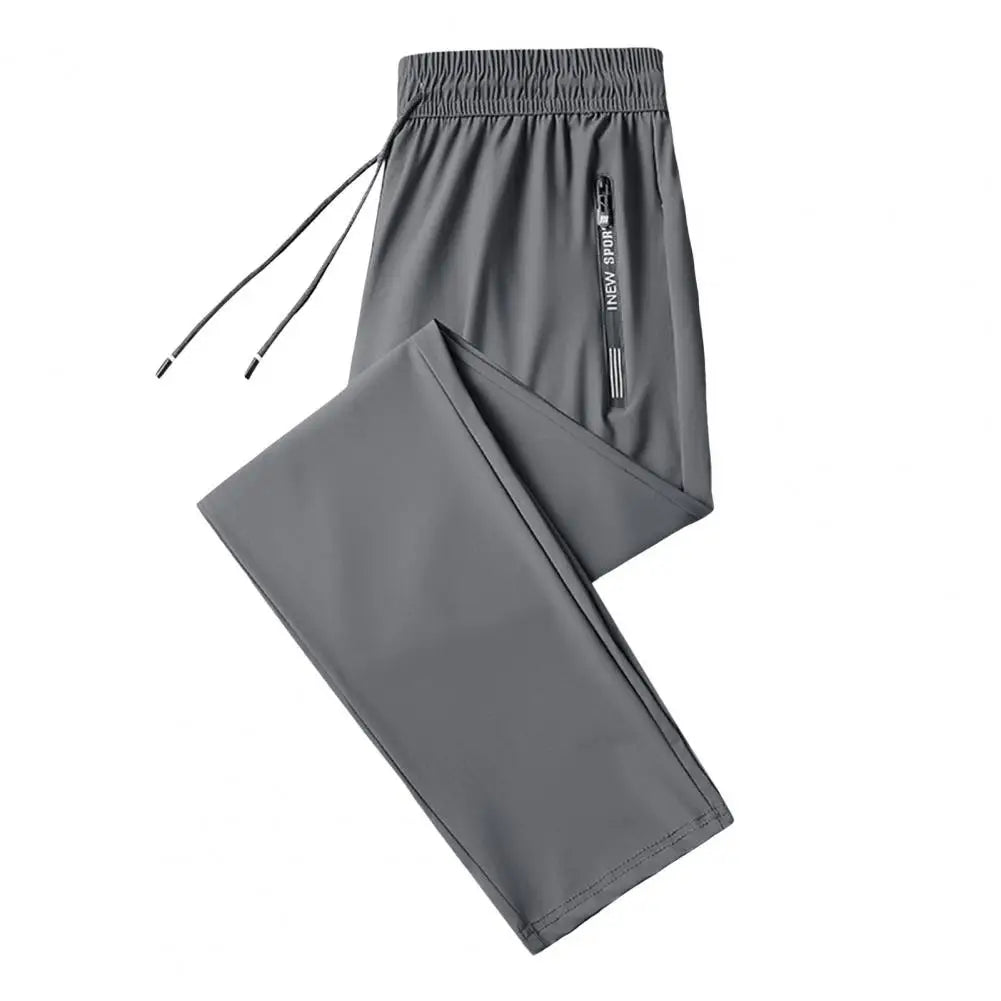 Men Pants Summer Trousers for Men Men's Quick-drying Ice Silk Sport Pants.