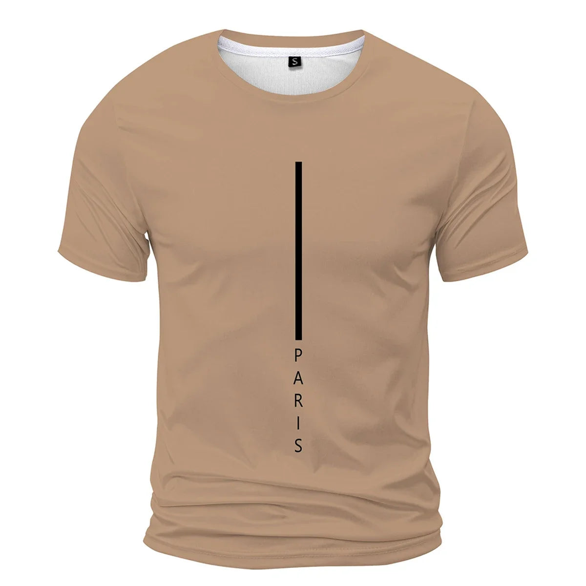 Men's Red Casual T-shirt Fashion Trend Short Sleeve Men's Summer Street Style Clothing Comfortable Clothing for Daily Life