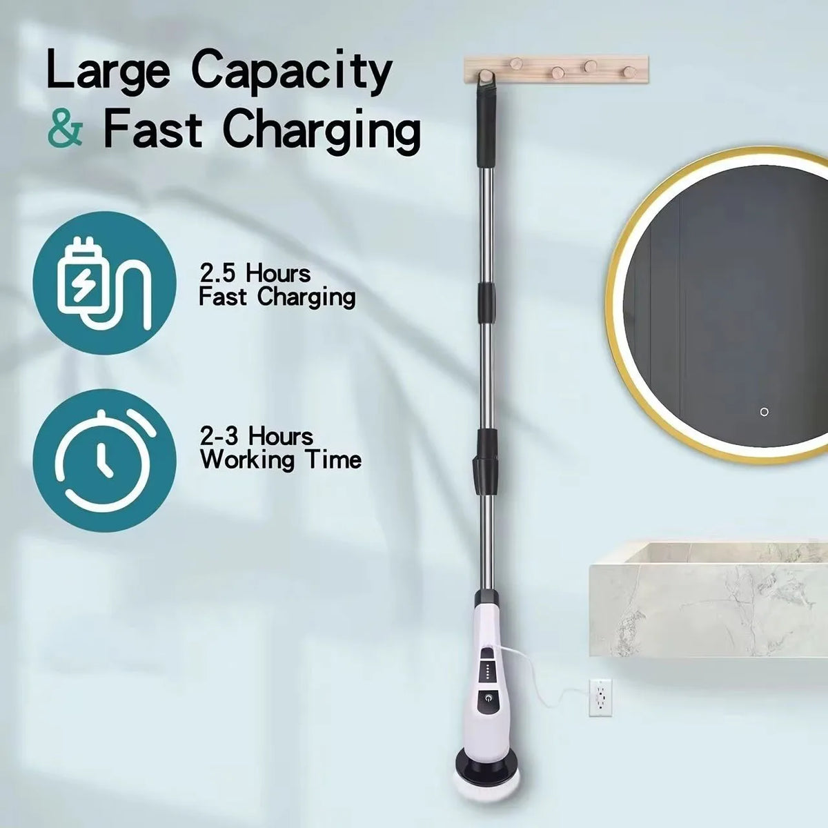 ScrubFlex | Electric Spin Cleaning Brush