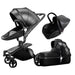 High Landscape Stroller Baby 4 in 1 Shock Absorbent Bidirectional Sitting and Lying Folding