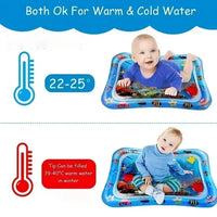 Large Baby Play Mat Summer Inflatable Water High Quality Baby Early Education Water Play Mat Suitable for Baby Activity Exercise