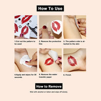 Waterproof Temporary Tattoo Sticker Realistic Animal Forest Wolf Bear Bird Moon Body Art Arm Fake Tattoos Sleeve Women Men Leg