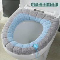 Winter toilet seat cushions bathroom toilet seat cushions handle thicker soft washers with toilet seat insulation accessories WAREHOUSE SHOP