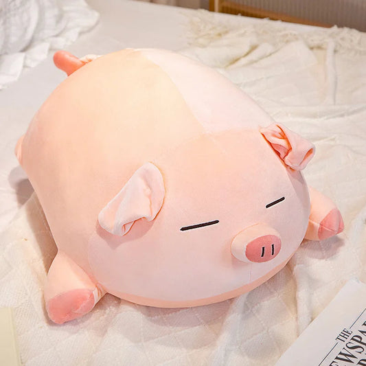 Big Size Cute Squish Pig hug pillow Doll Plush Piggy Toy Animal Comfort Soft Pillow Cushion Kids Baby Comforting Sleeping pillow WAREHOUSE SHOP