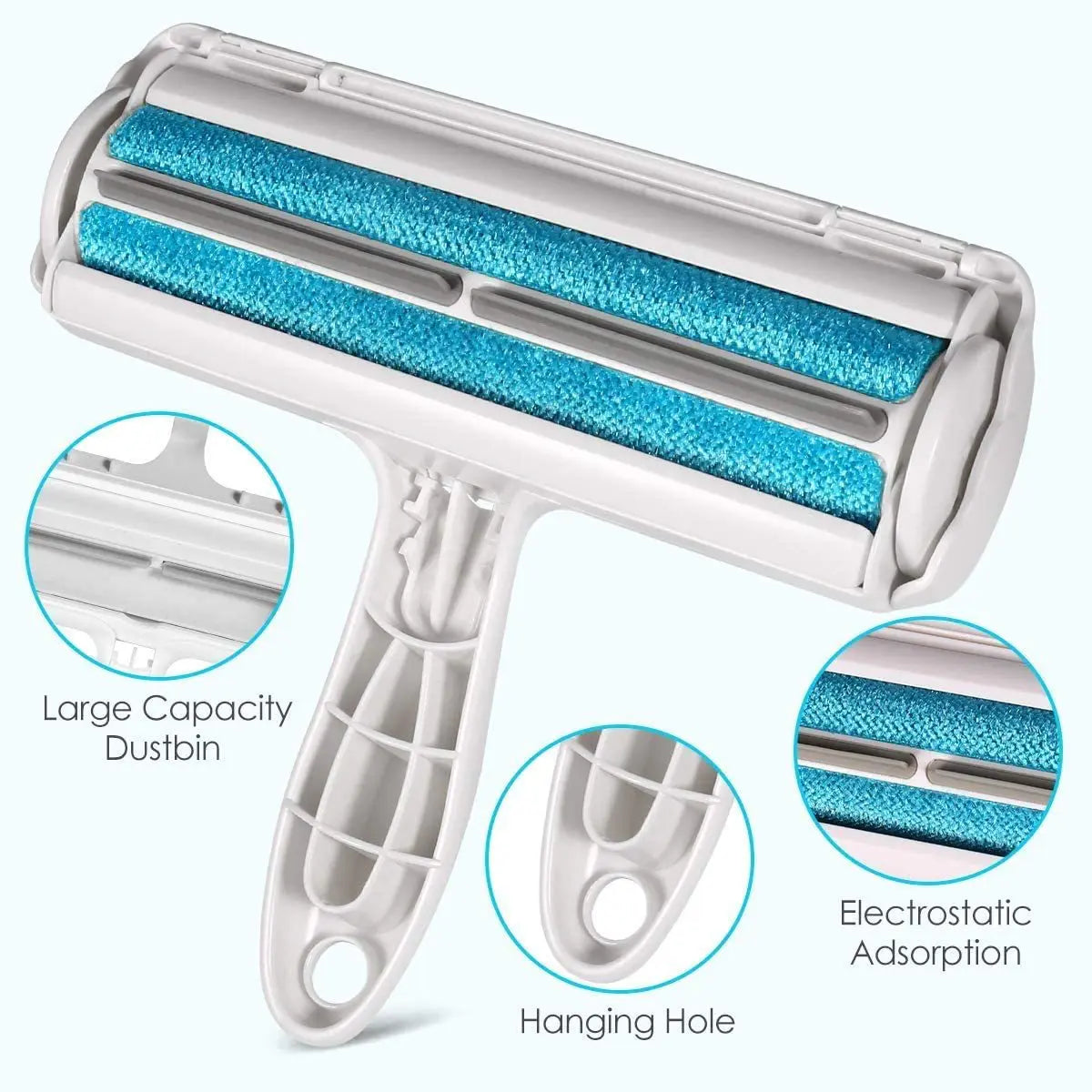 FurLift Pro — Pet Hair Remover Roller with Self-Cleaning Base