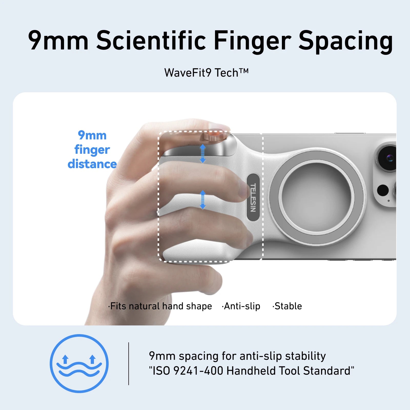 TELESIN GripShot — Magnetic Phone Shooting Handle with Remote