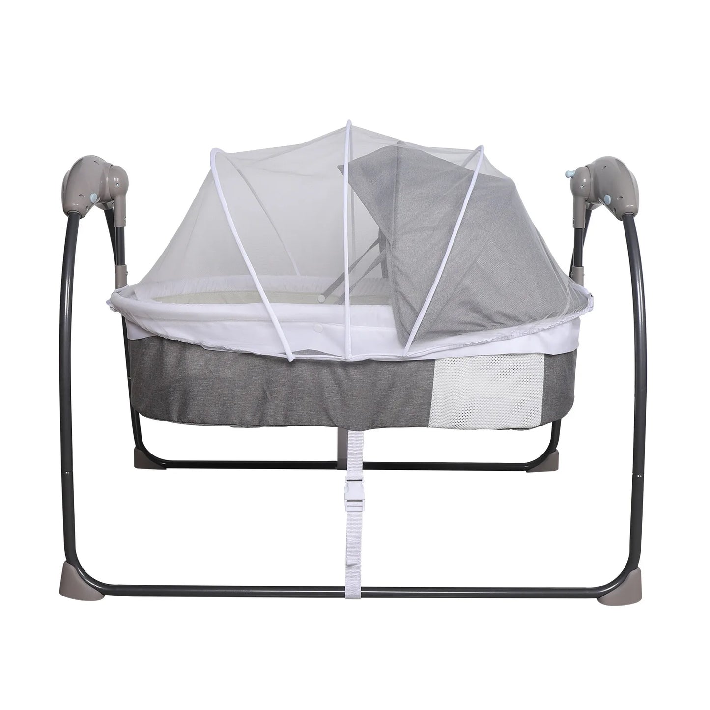 Comfy 3-in-1 Baby Electric Shaking Bed with Remote Music & Mosquito Net Safe Sleep Solution for Infants 0-12 Months