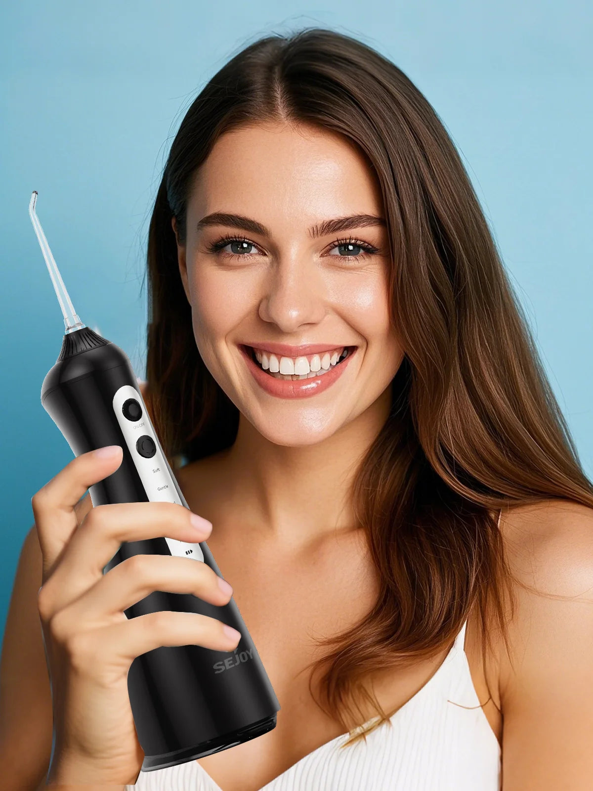 Sejoy Water Flosser Dental Oral Irrigator Water flossers for Teeth USB Rechargeable Waterproof Portable Cordless