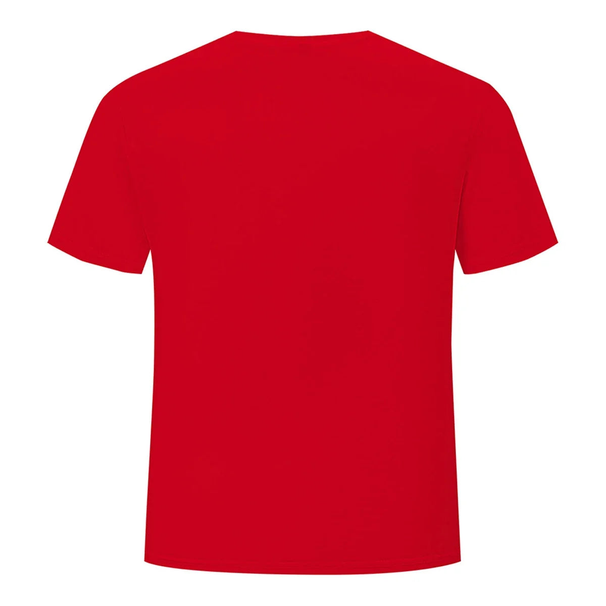 Men's Red Casual T-shirt Fashion Trend Short Sleeve Men's Summer Street Style Clothing Comfortable Clothing for Daily Life