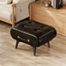 Foot Stool Change Shoe Stool Comfortable Practical Padded Seat Footstool Footrest for Home Bedside Entryway Apartment Bedroom