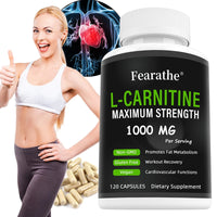 Extra Strength L-Carnitine - 1000mg Per Serving - Boost Your Metabolism and Increase Performance, Dietary Supplement