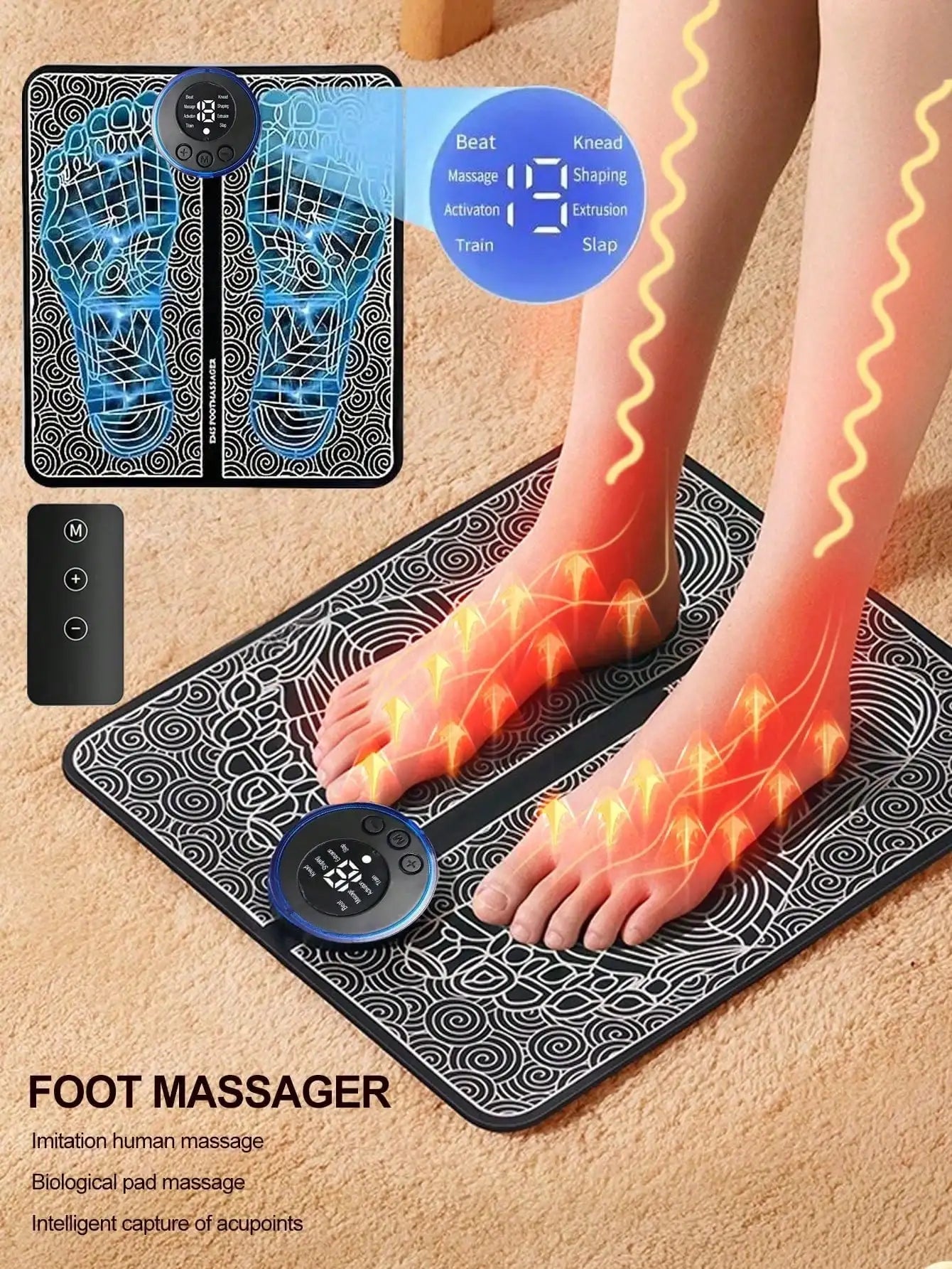 EMS Foot Massager – Pain Relief & Circulation