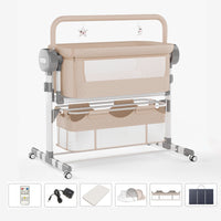 Smart Auto-Rocking Baby Bassinet — Bluetooth Music Foldable Crib