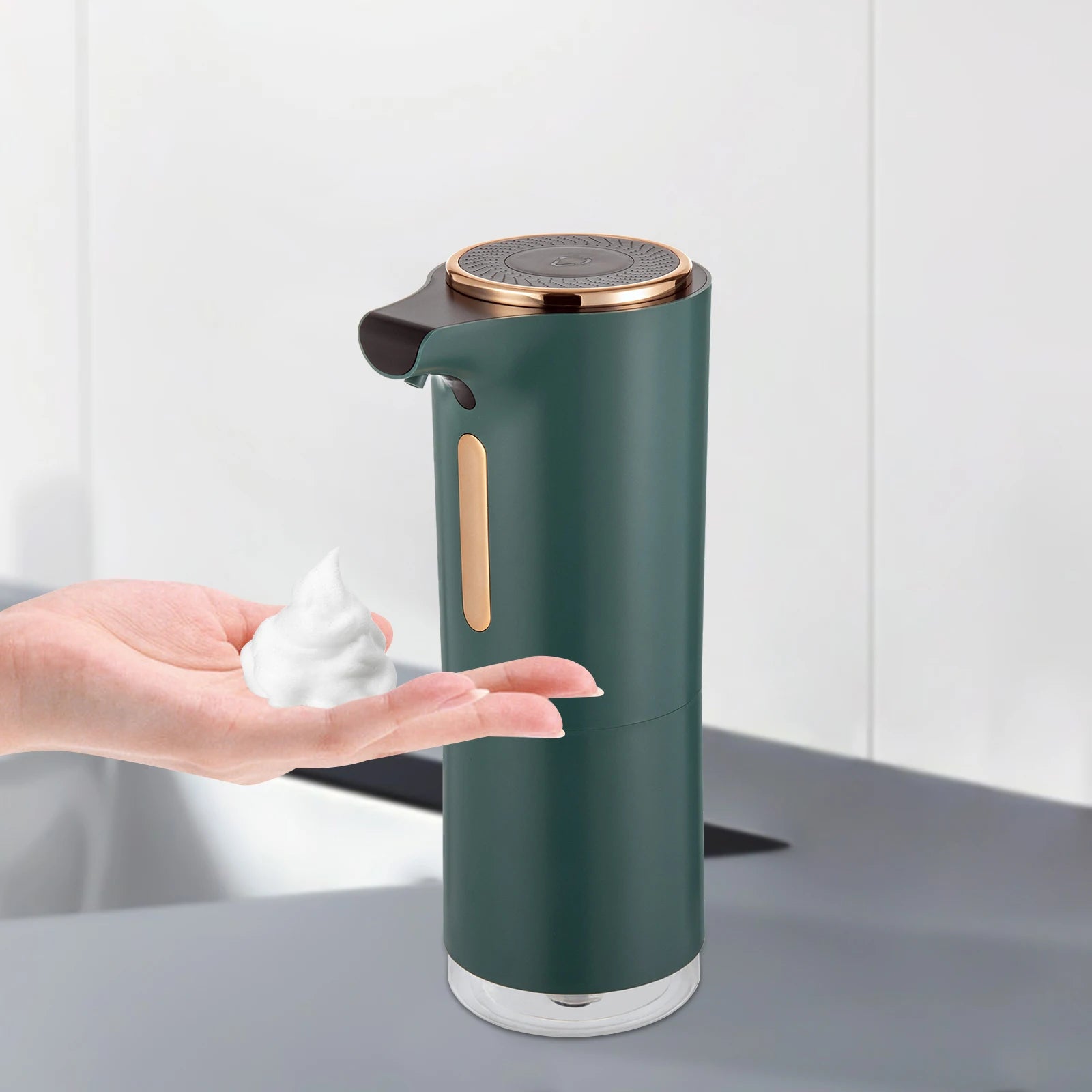 250ml Automatic Soap Dispenser Touchless Automatic Soap Dispenser for Kitchen Shower Rechargeable Portable