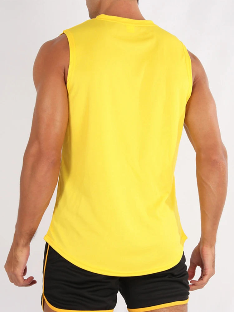 Men's Sleeveless Fitness Vest top. Men's Clothing for Fitness And Running