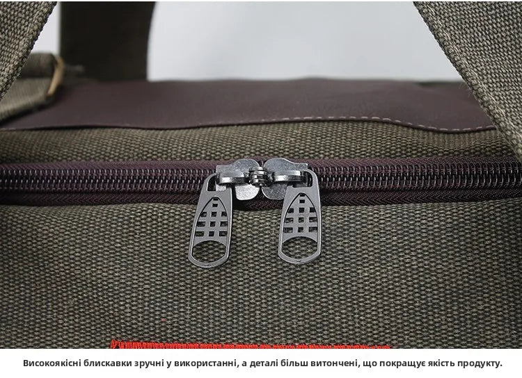 Large Capaci Canvas Travel Bag Handheld Long Distance Lage Bag for Men And Women on Busin Trips Wear Resistant Chee...