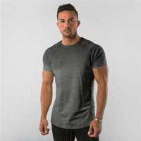 Regular Men Short Sleeve T-shirt. Casual, Joggers, Bodybuilding Tshirt. WAREHOUSE SHOP