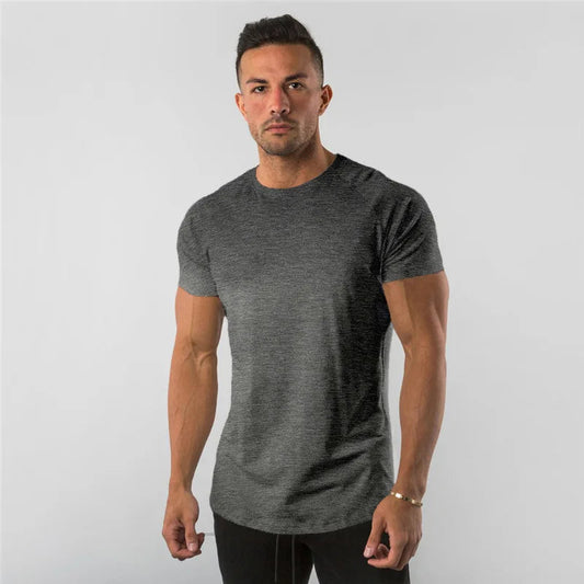 Regular Men Short Sleeve T-shirt. Casual, Joggers, Bodybuilding Tshirt. WAREHOUSE SHOP