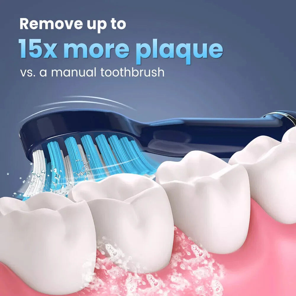 Sejoy Cordless Water Dental Flosser for Teeth Cleaning Denture Brushes 5 Tips IPX7 Portable Oral Irrigator for Home Travel