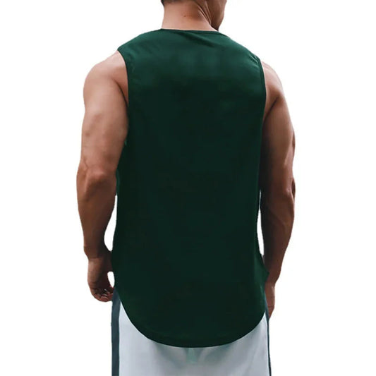 Men's Gym Fitness Top. Sports Training Clothe, Loosed Bodybuilding Sleeveless Shirt. WAREHOUSE SHOP
