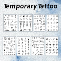 Small Pattern Waterproof Temporary Tattoo Stickers, Long-lasting Waterproof for One to Two Weeks, Finger Tattoos for Women.