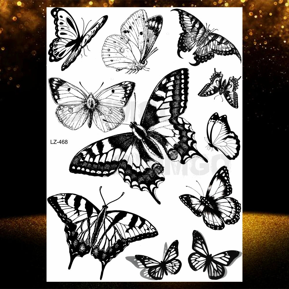 Chicano Bandit Mexico Temporary Tattoos For Men Women Fake Car Nun Tattoo religion Stickers Realistic Back Waterproof Tatoos