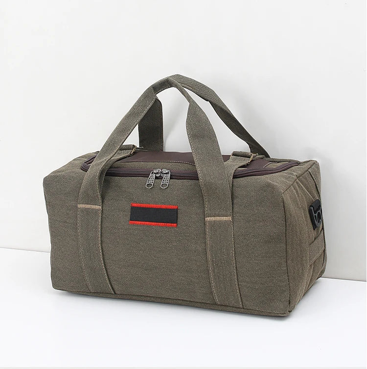 Large Capaci Canvas Travel Bag Handheld Long Distance Lage Bag for Men And Women on Busin Trips Wear Resistant Chee...