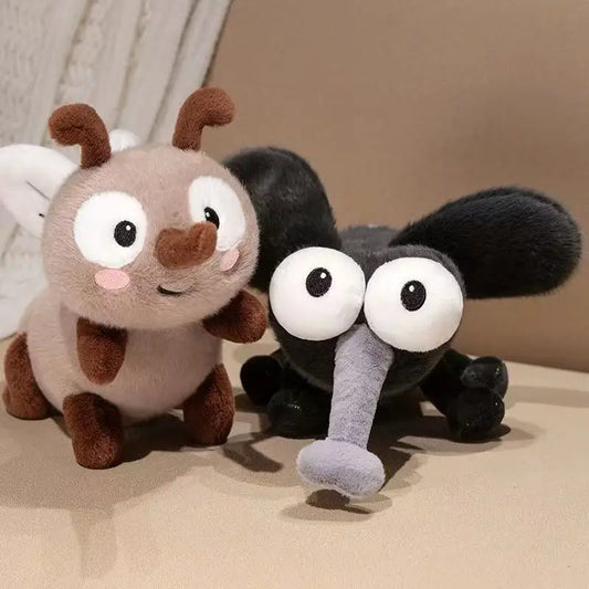 Miniso's latest mosquito pendant plush toy stuffed plush toy cartoon anime cute pillow for children's birthday gift fun doll WAREHOUSE SHOP
