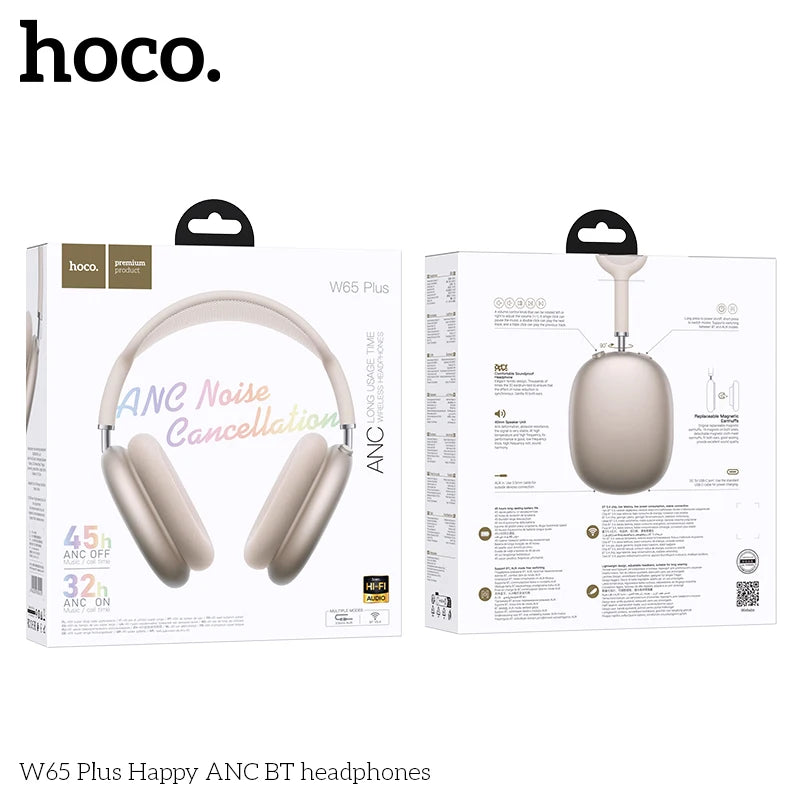 Original HOCO W65 Plus Bluetooth Headphones